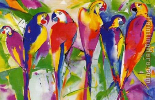 Alfred Gockel Parrot Family